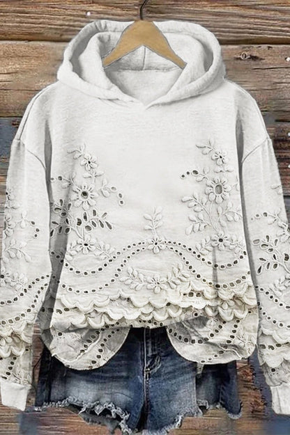 Sudadera Encaje-Chic