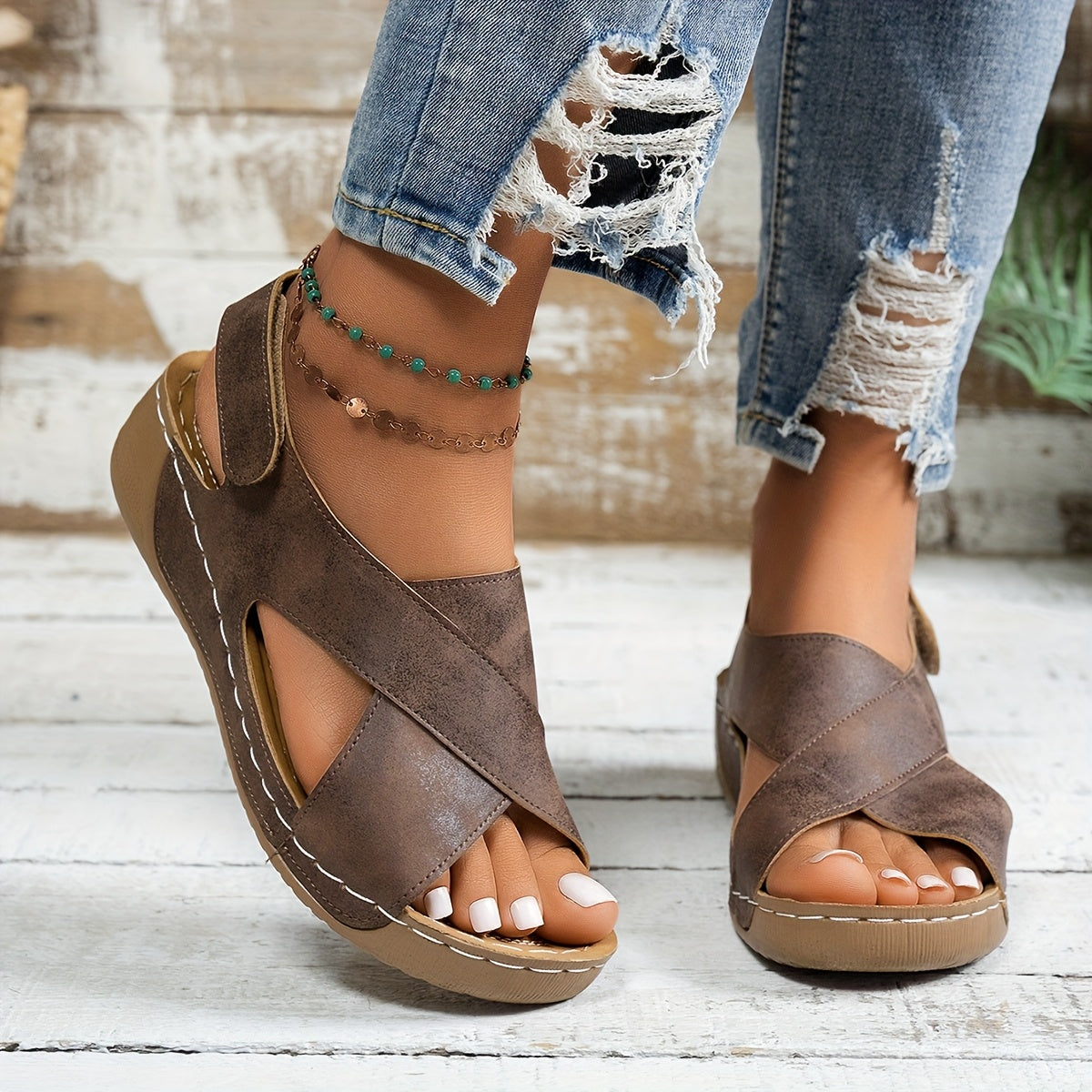 Sandalias Cómodas de Plataforma