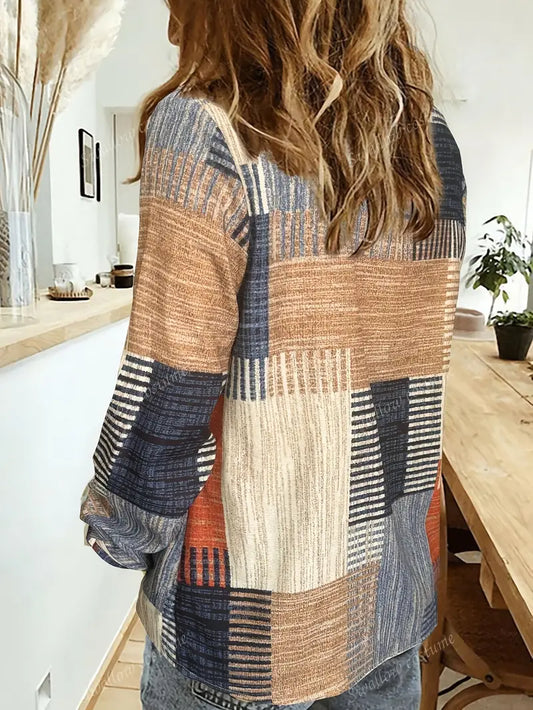 Blusa Rayas Caída-Suave