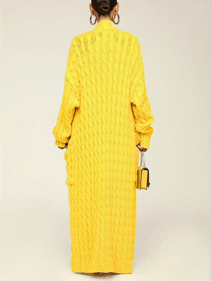 Cardigan Comprido de Punto
