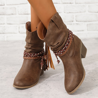 Botas Tacón Bloque Paso-Estable