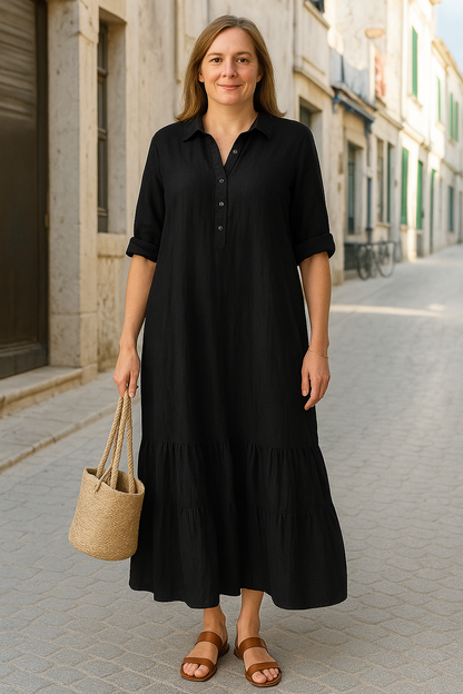 Estilo-Comodidad Vestido Casual