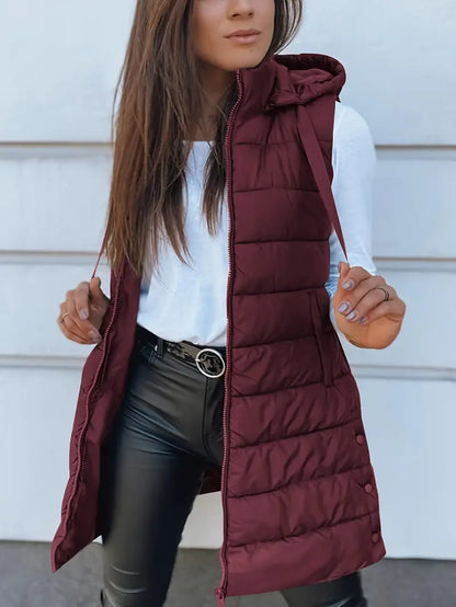 Chaqueta Larga Capucha-Protectora