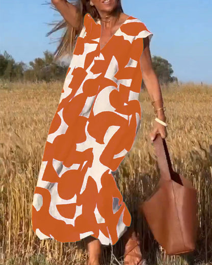 Elegancia-V Maxivestido