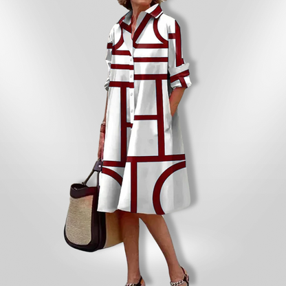 Vestido A-line Elegante