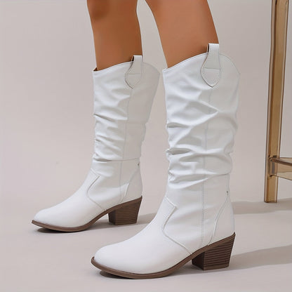 Botas Tacón Ancho Paso-Estable