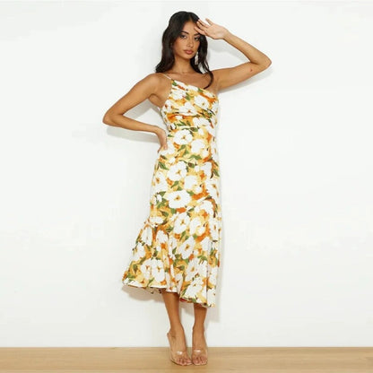 Sensual Floral Cocktail Dress