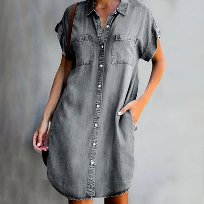 Soft-Durable Denim Dress