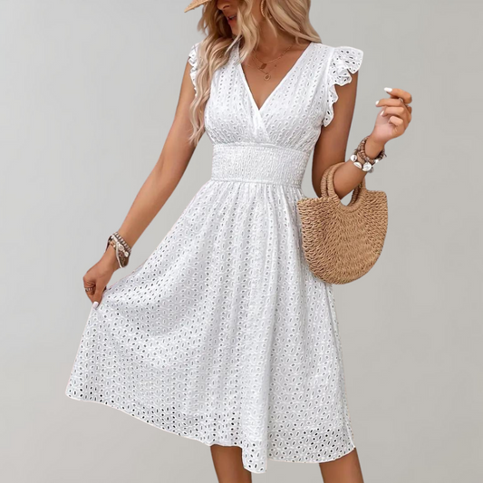 Vestido Rústico de Verano