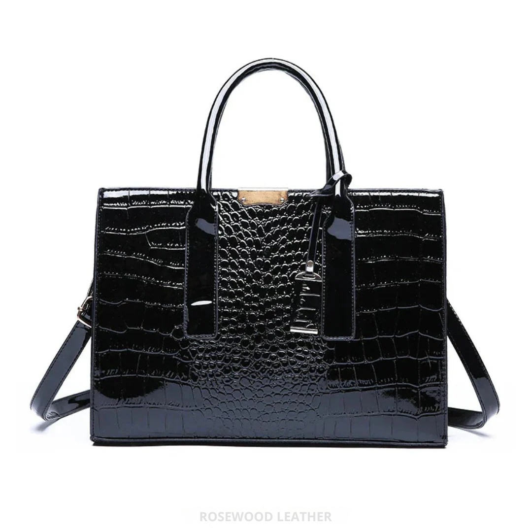 Bolso Cocodrilo Estructurado