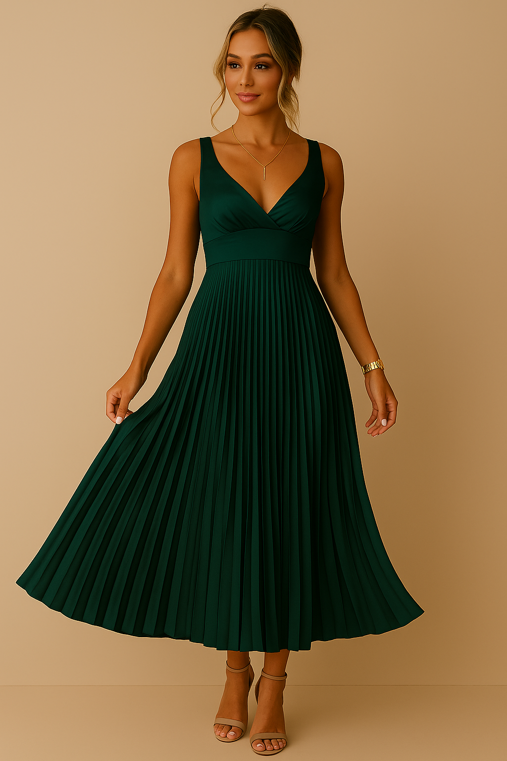 Claire Sculpting Evening Dress