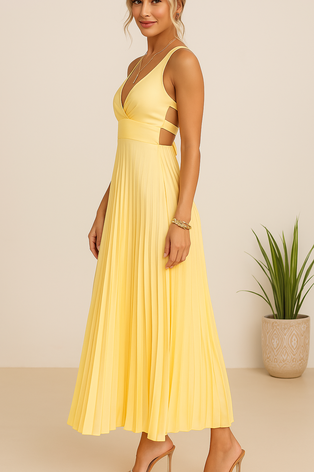 Claire Sculpting Evening Dress