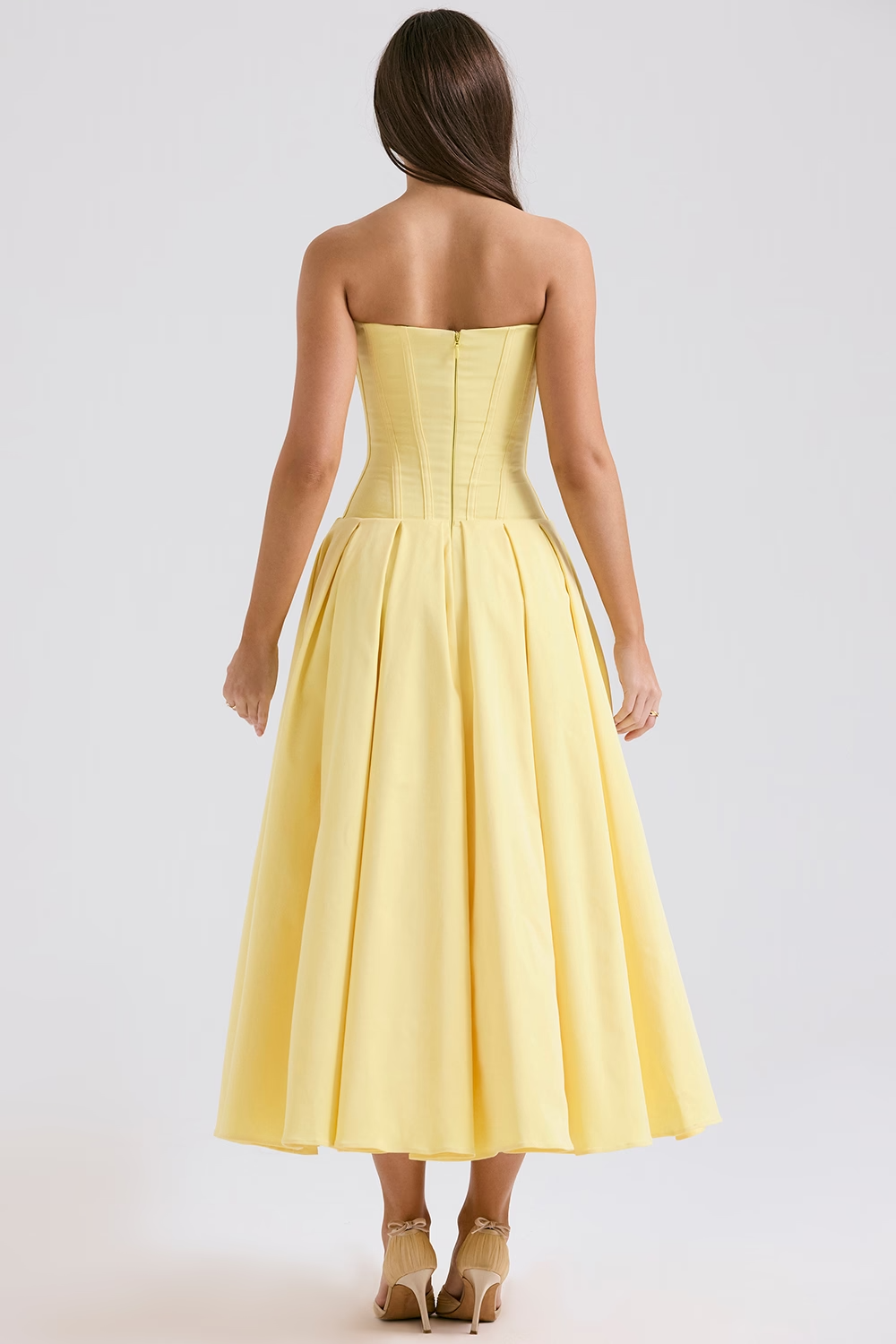 Elegant Tulle Midi Dress