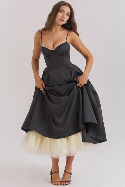 Elegante Vestido Midi Duchess