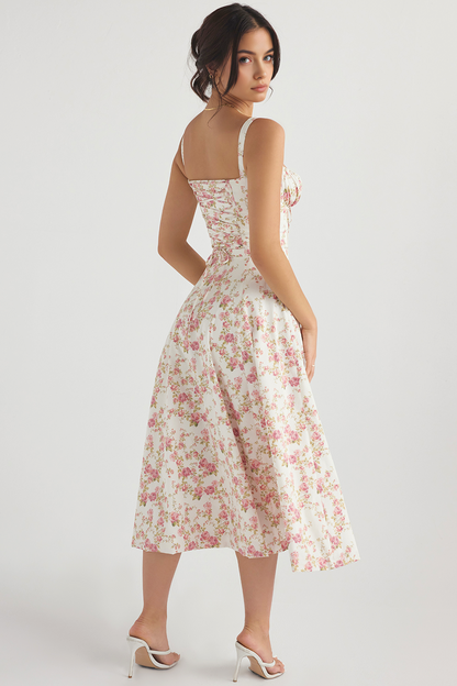 Vintage-Fit Midi Dress
