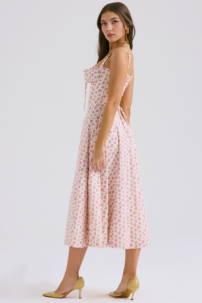 Vintage-Fit Midi Dress