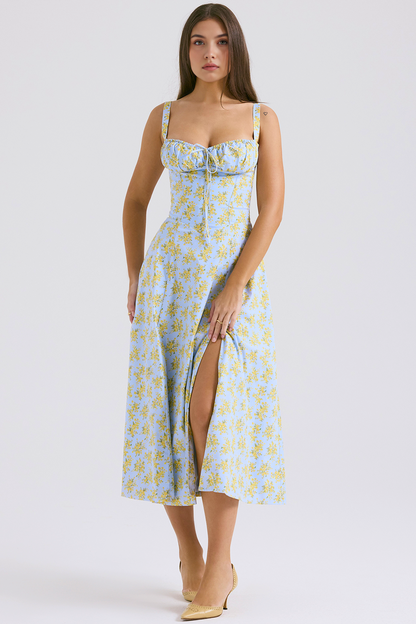 Vintage-Fit Midi Dress
