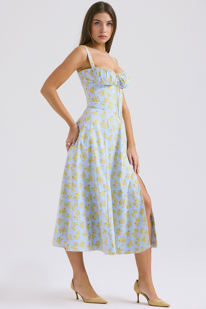 Vintage-Fit Midi Dress