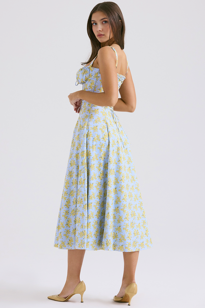 Vintage-Fit Midi Dress