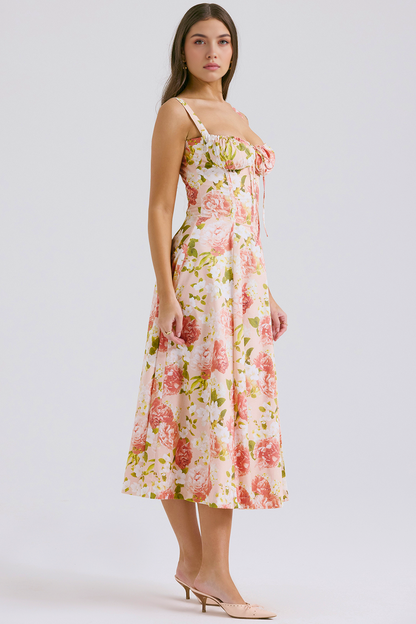 Vintage-Fit Midi Dress