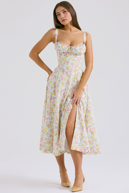 Vintage-Fit Midi Dress