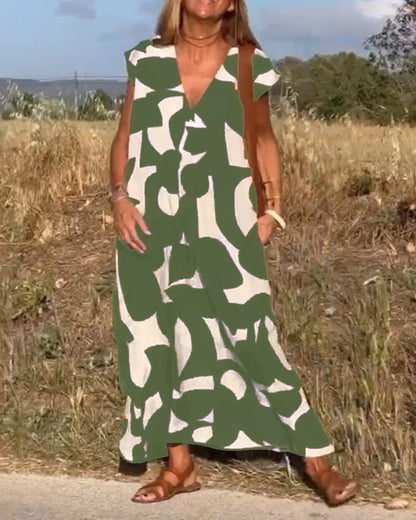 Elegancia-V Maxivestido