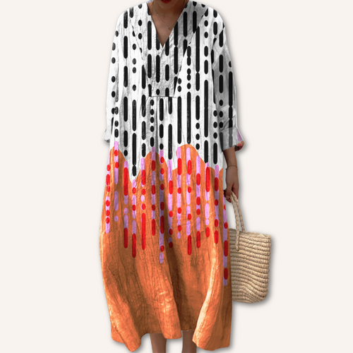 Vestido-Relajado Elegante y Cálido