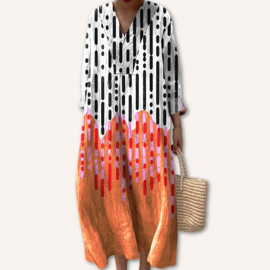 Vestido-Relajado Elegante y Cálido