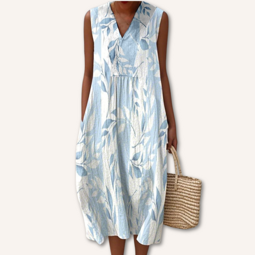 Vestido Flowy Azul