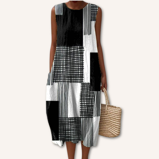 Vestido Monocromo Elegante