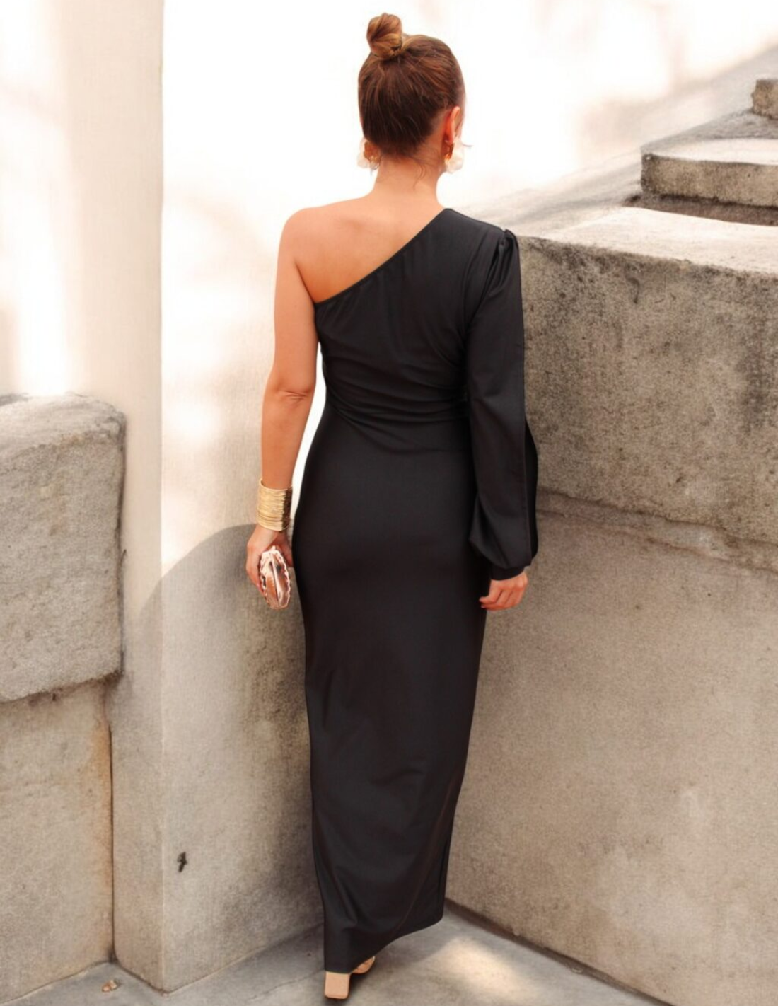 Elegancia-One-Shoulder-Kleid