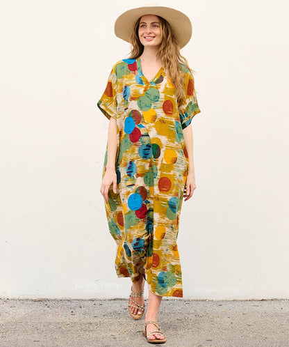 Vestido Casual Con Bolsillos