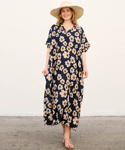 Vestido-Bolsillos Relajante