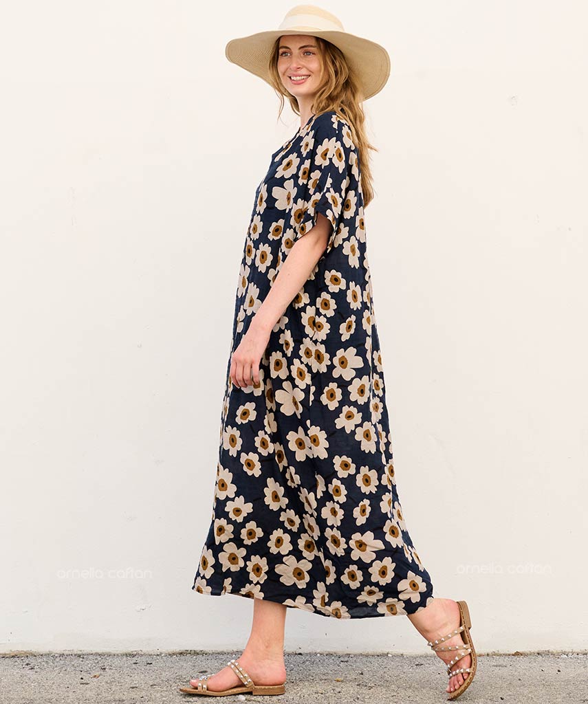 Vestido-Bolsillos Relajante