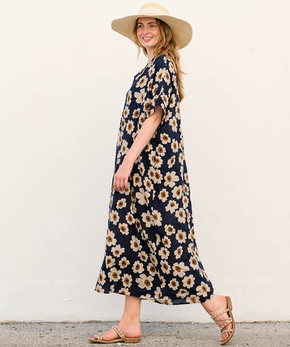Vestido-Bolsillos Relajante