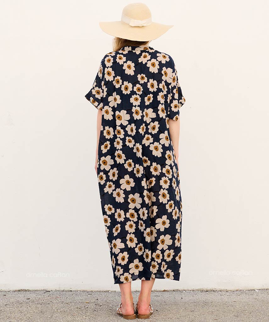Vestido-Bolsillos Relajante