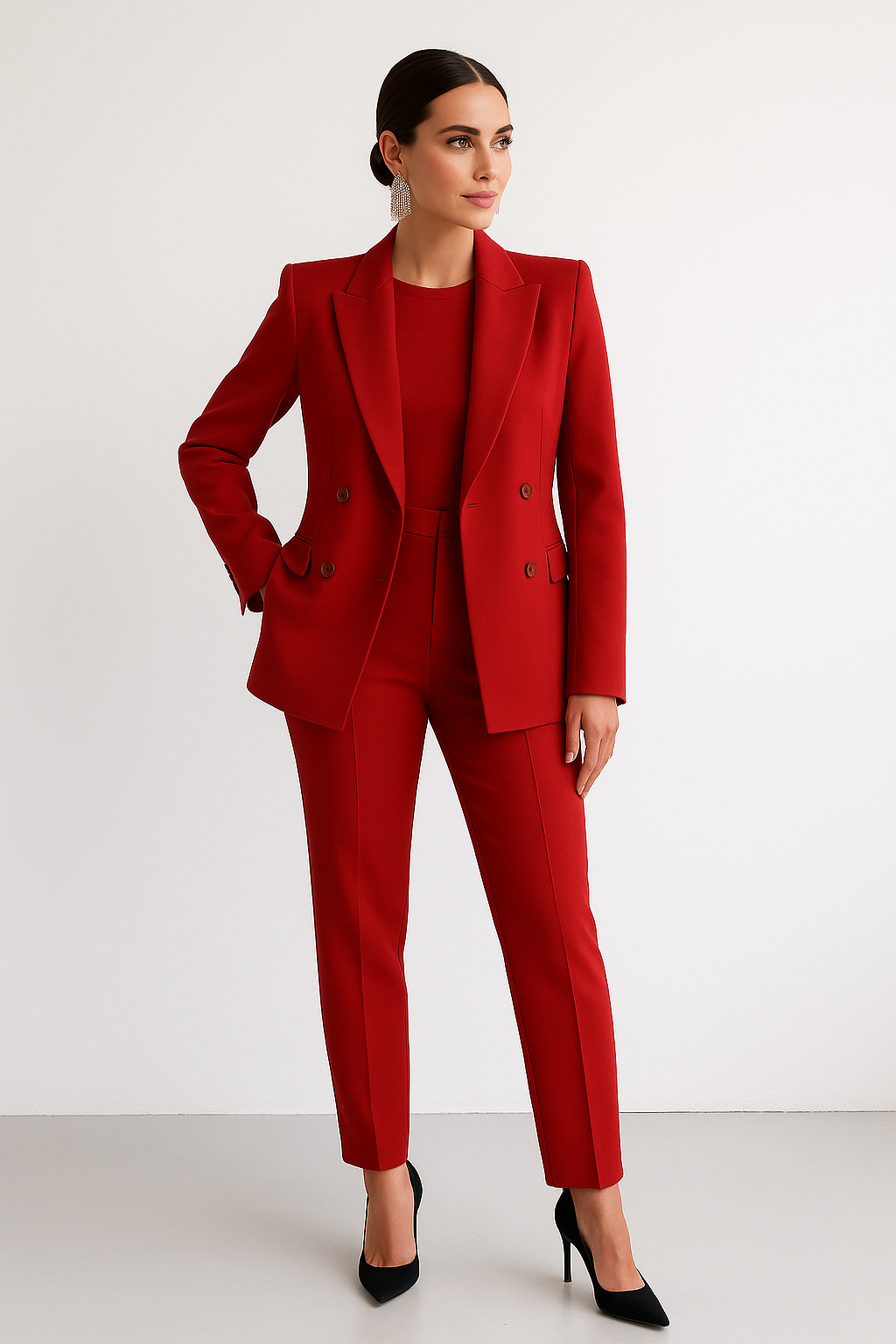 Elegancia Confort Traje Femenino