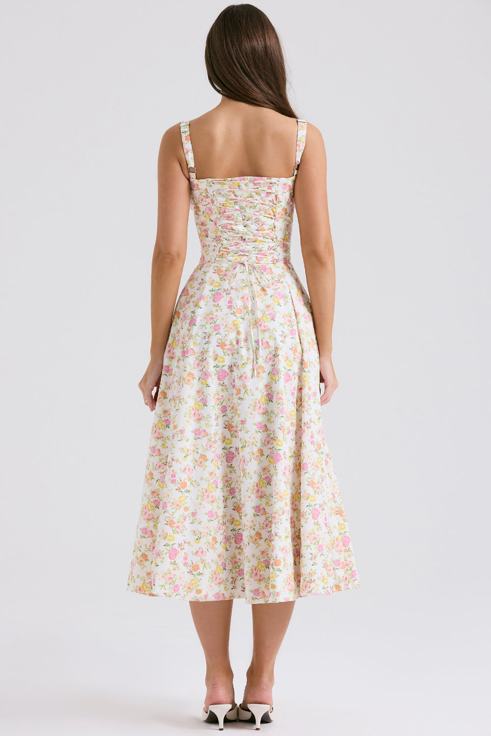 Vintage-Fit Midi Dress