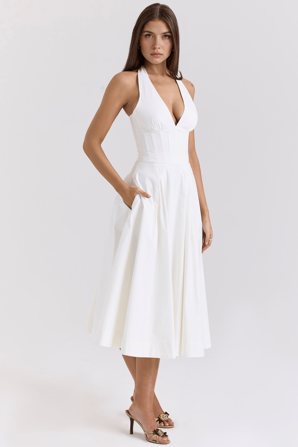Elegante Vestido Midi Siena