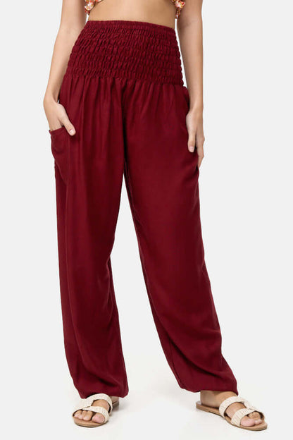 Pantalón Harem Cintura-Elástica
