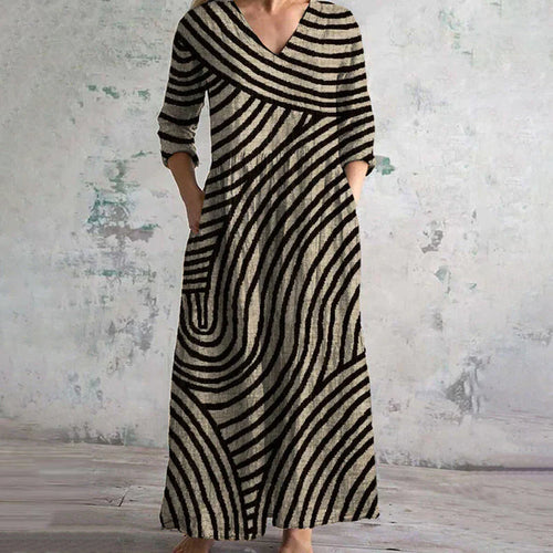 Vestido Rayas Silueta-Favorecedora