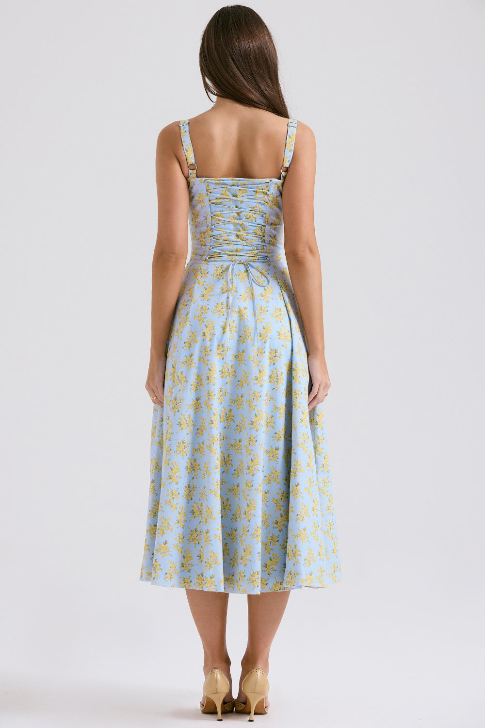 Vintage-Fit Midi Dress