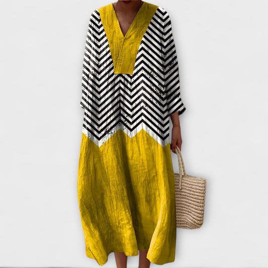 Vestido Geométrico Elegante