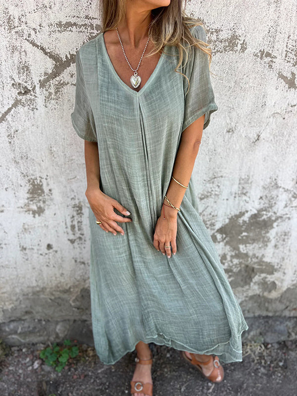 Naia Breezy Linen Dress