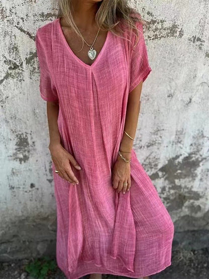 Naia Breezy Linen Dress