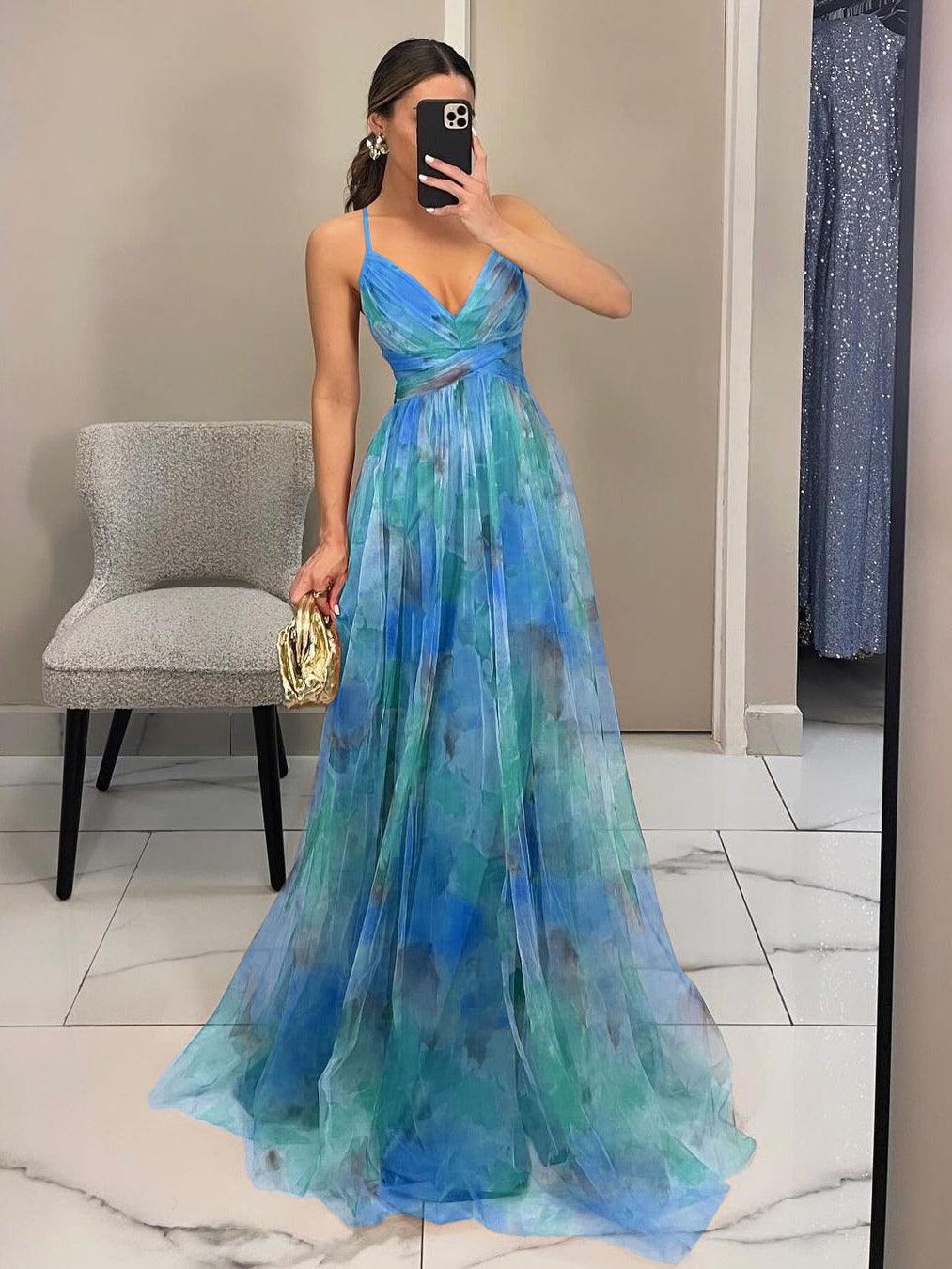 Vestido Floral-Femenino Maxi