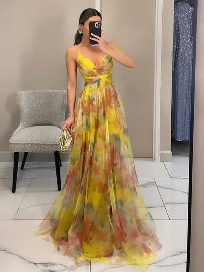Vestido Floral-Femenino Maxi