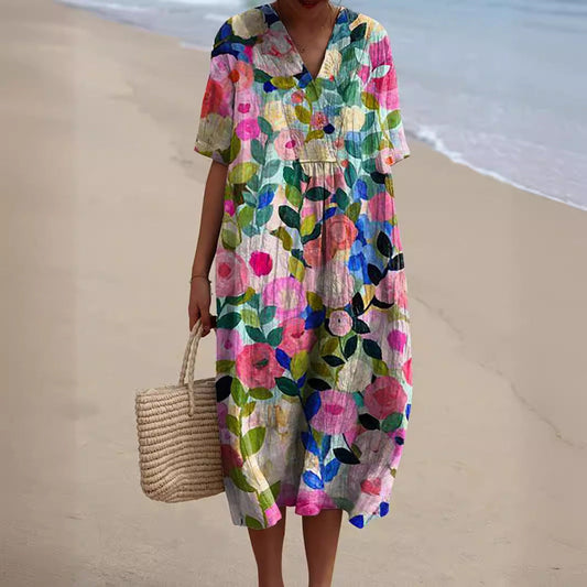 Vestido Floral Elegante