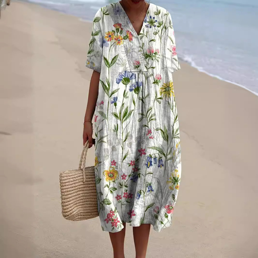 Vestido Floral Elegante