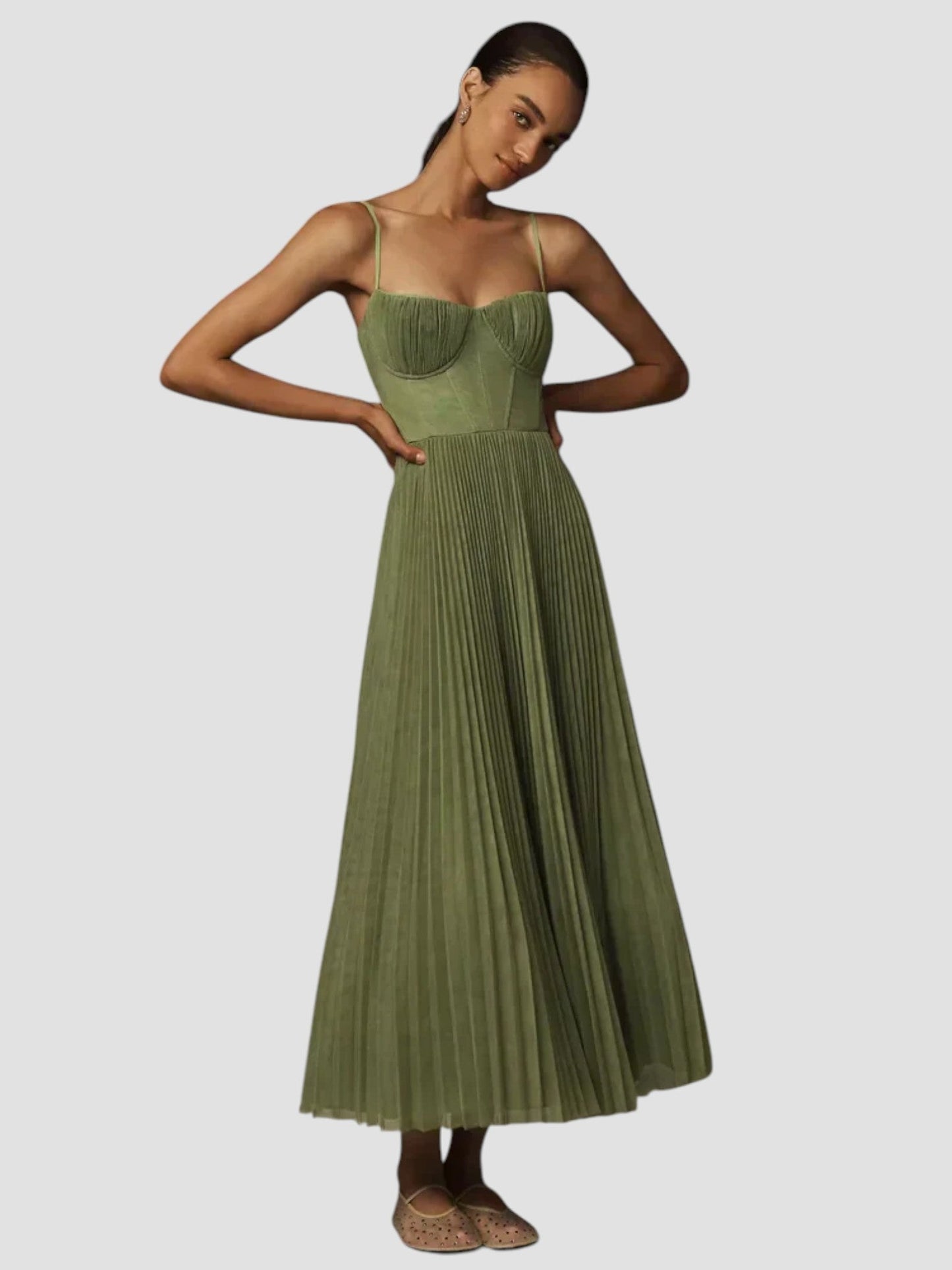 Vestido Largo Confort-Elegante
